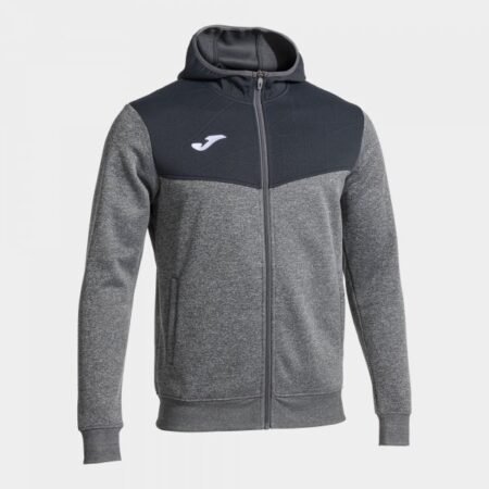 CAMPUS STREET ZIP-UP HOODIE MELANGE GREY | 103770.280