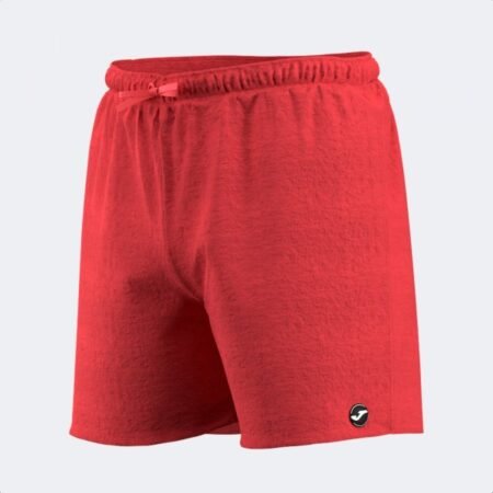 STRIPE SWIM SHORTS RED