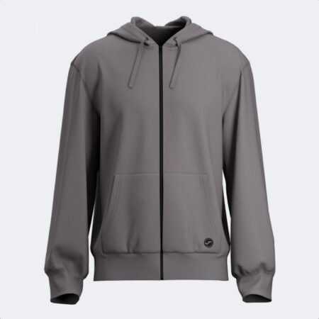 INDOOR GYM ZIP-UP HOODIE GRAY | 102970.181