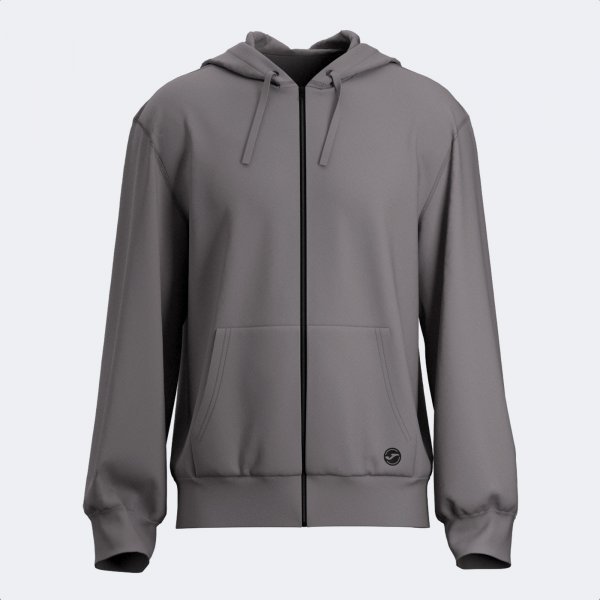 INDOOR GYM ZIP-UP HOODIE GRAY