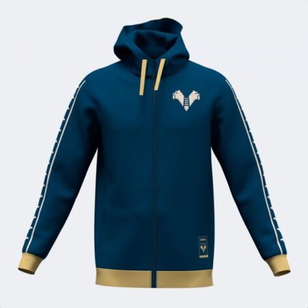 HELLAS VERONA ZIP-UP HOODIE NAVY BLUE YELLOW