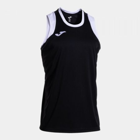 CANCHA SLEEVELESS SHIRT BLACK WHITE