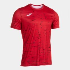 PRO TEAM SHORT SLEEVE T-SHIRT RED BLACK