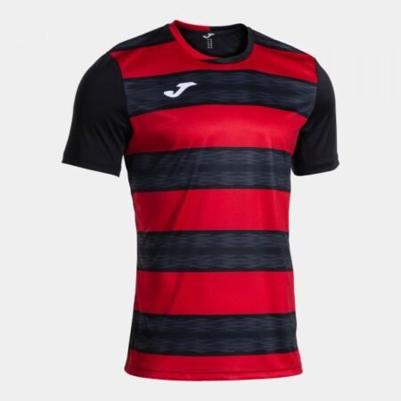 EUROPA VI SHORT SLEEVE T-SHIRT BLACK RED