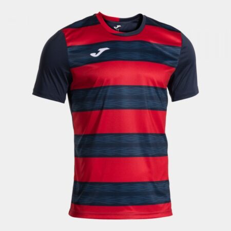 EUROPA VI SHORT SLEEVE T-SHIRT DARK NAVY RED