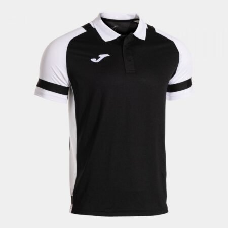 LIDER SHORT SLEEVE POLO BLACK WHITE