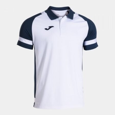 LIDER SHORT SLEEVE POLO WHITE NAVY BLUE