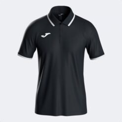 COMBI PREMIUM SHORT SLEEVE POLO BLACK WHITE