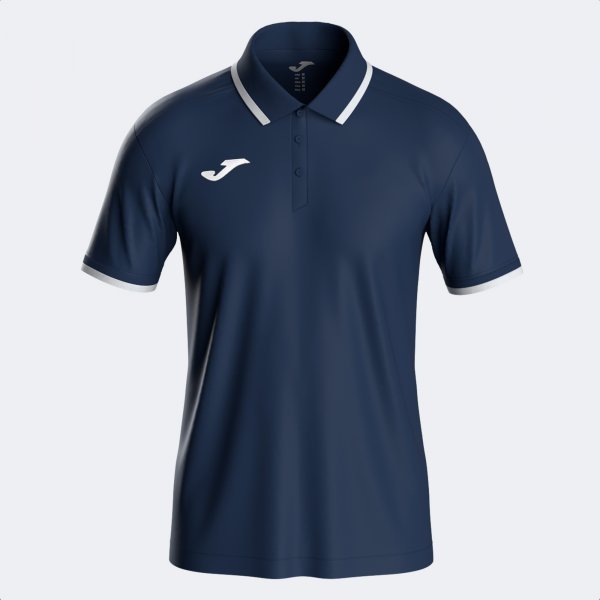 COMBI PREMIUM SHORT SLEEVE POLO NAVY BLUE WHITE