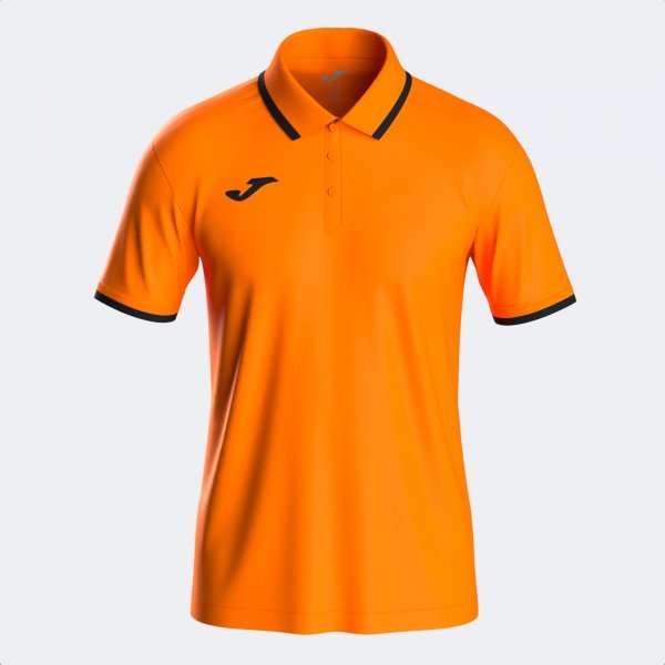 COMBI PREMIUM SHORT SLEEVE POLO ORANGE BLACK