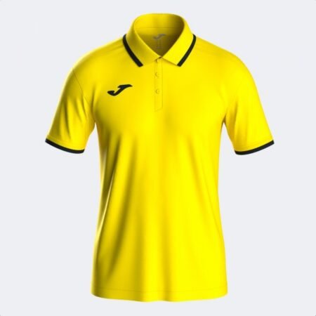 COMBI PREMIUM SHORT SLEEVE POLO YELLOW BLACK