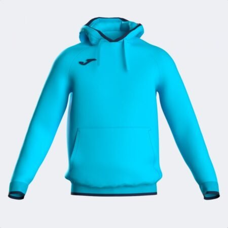 COMBI PREMIUM HOODIE FLUOR TURQUOISE DARK NAVY