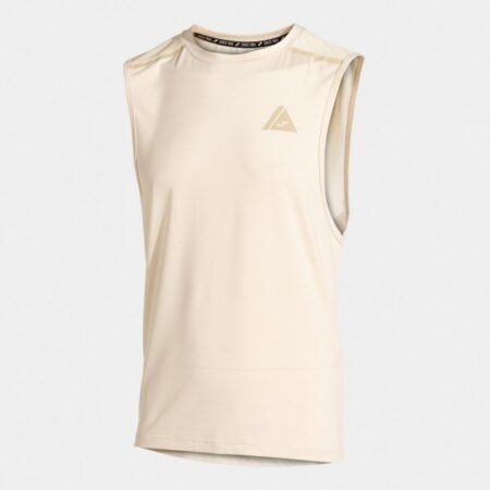 INDOOR GYM SLEEVELESS SHIRT BEIGE