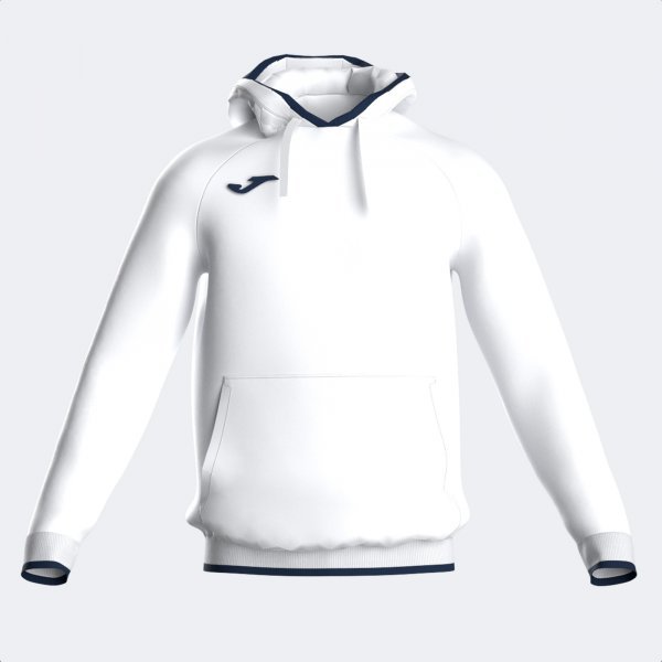 COMBI PREMIUM HOODIE WHITE DARK NAVY