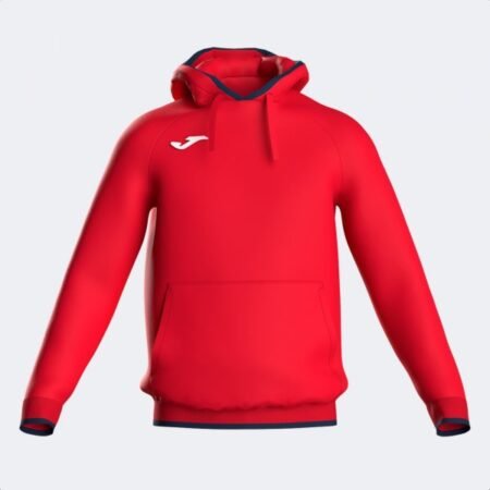 COMBI PREMIUM HOODIE RED DARK NAVY