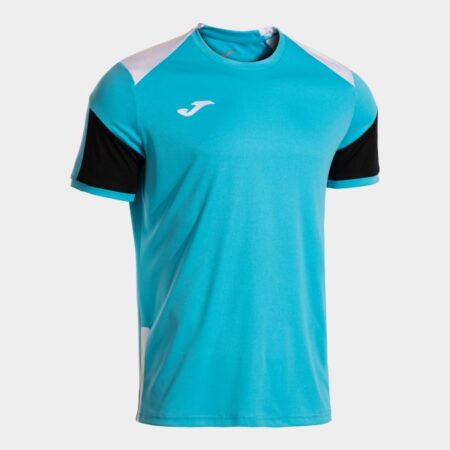 DANUBIO SHORT SLEEVE T-SHIRT TURQUOISE BLACK