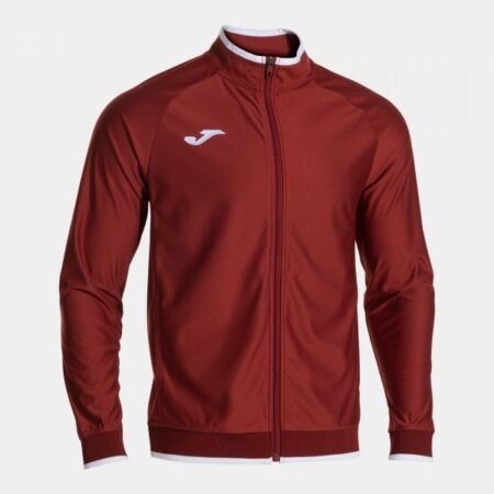 COMBI PREMIUM FULL ZIP SWEATSHIRT BURGUNDY WHITE