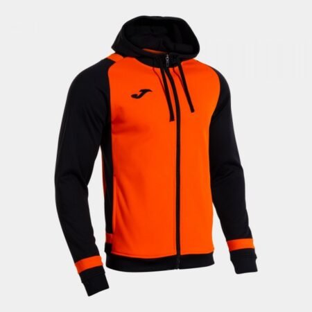 LIDER ZIP-UP HOODIE ORANGE BLACK