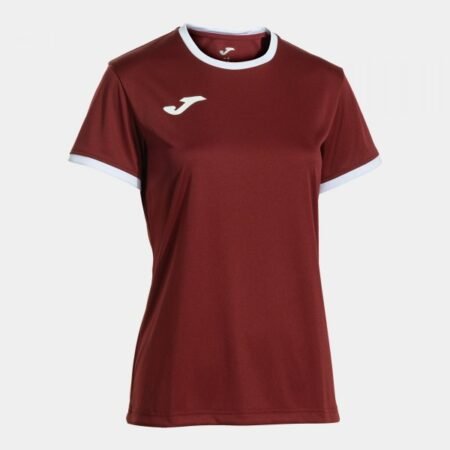 COMBI PREMIUM SHORT SLEEVE T-SHIRT BURGUNDY WHITE