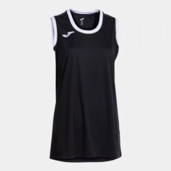CANCHA SLEEVELESS SHIRT BLACK WHITE