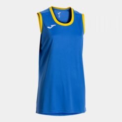 CANCHA SLEEVELESS SHIRT ROYAL BLUE YELLOW