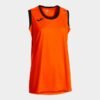 CANCHA SLEEVELESS SHIRT ORANGE BLACK