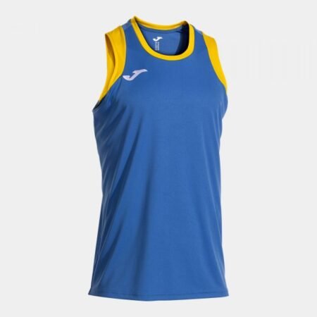 CANCHA SLEEVELESS SHIRT ROYAL BLUE YELLOW