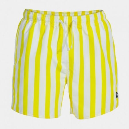 PARTY SWIM SHORTS YELLOW WHITE