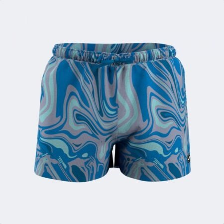 SANTA MÓNICA SWIM SHORTS GREY BLUE