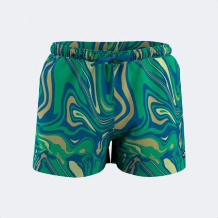 SANTA MÓNICA SWIM SHORTS GREEN BLUE