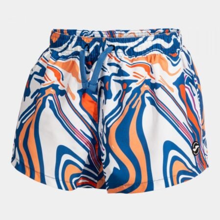 SANTA MÓNICA SWIM SHORTS BLUE ORANGE