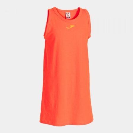 KIDS CAMP DRESS CORAL