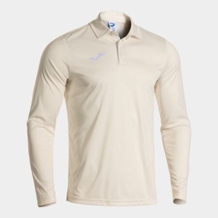 CRICKET LONG SLEEVE POLO WHITE | 104444.001