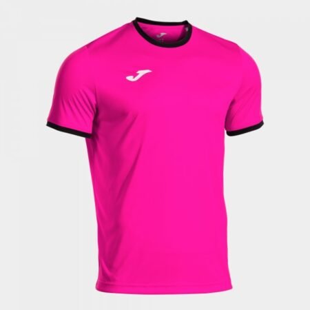 COMBI PREMIUM SHORT SLEEVE T-SHIRT FLUOR PINK BLACK | 104494.031