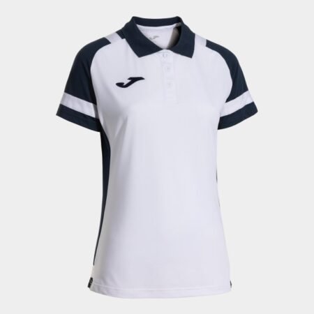 LIDER SHORT SLEEVE POLO WHITE NAVY BLUE