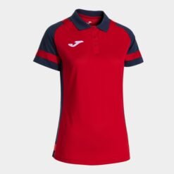 LIDER SHORT SLEEVE POLO RED NAVY BLUE