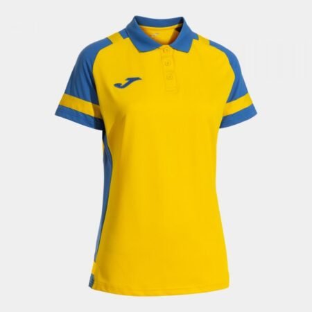 LIDER SHORT SLEEVE POLO YELLOW ROYAL BLUE