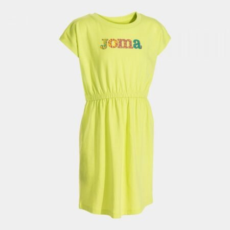 KIDS CAMP DRESS LIME