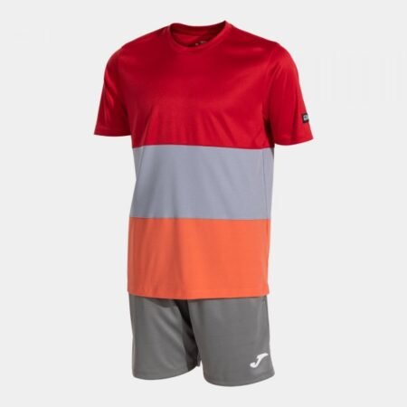 KIDS CAMP SET RED GREY