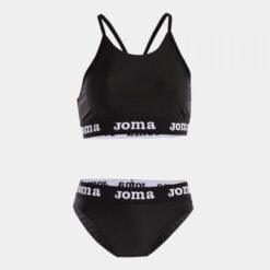 SANTA MÓNICA BIKINI TOP + SWIMMING BOTTOMS BLACK