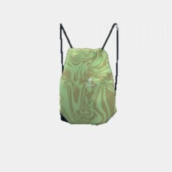 KIDS CAMP GYM SACK  LIME GREEN