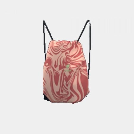KIDS CAMP GYM SACK  ORANGE PINK