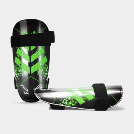 DEFENSE SHIN GUARDS BLACK FLUOR GREEN | 401677.117