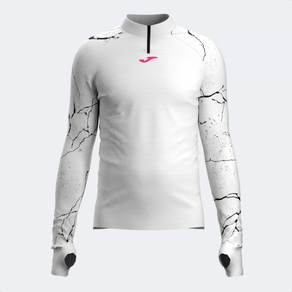 R-NIGHT SWEATSHIRT WHITE BLACK