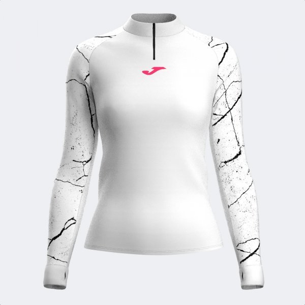 R-NIGHT SWEATSHIRT WHITE BLACK