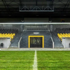 Prenosná profesionálna hliníková futbalová brána 7,32 m x 2,44 m – PBM 110