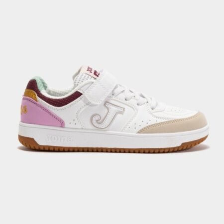 FLEXY JR 2529 WHITE PINK BURGUNDY | JFLEXW2529V